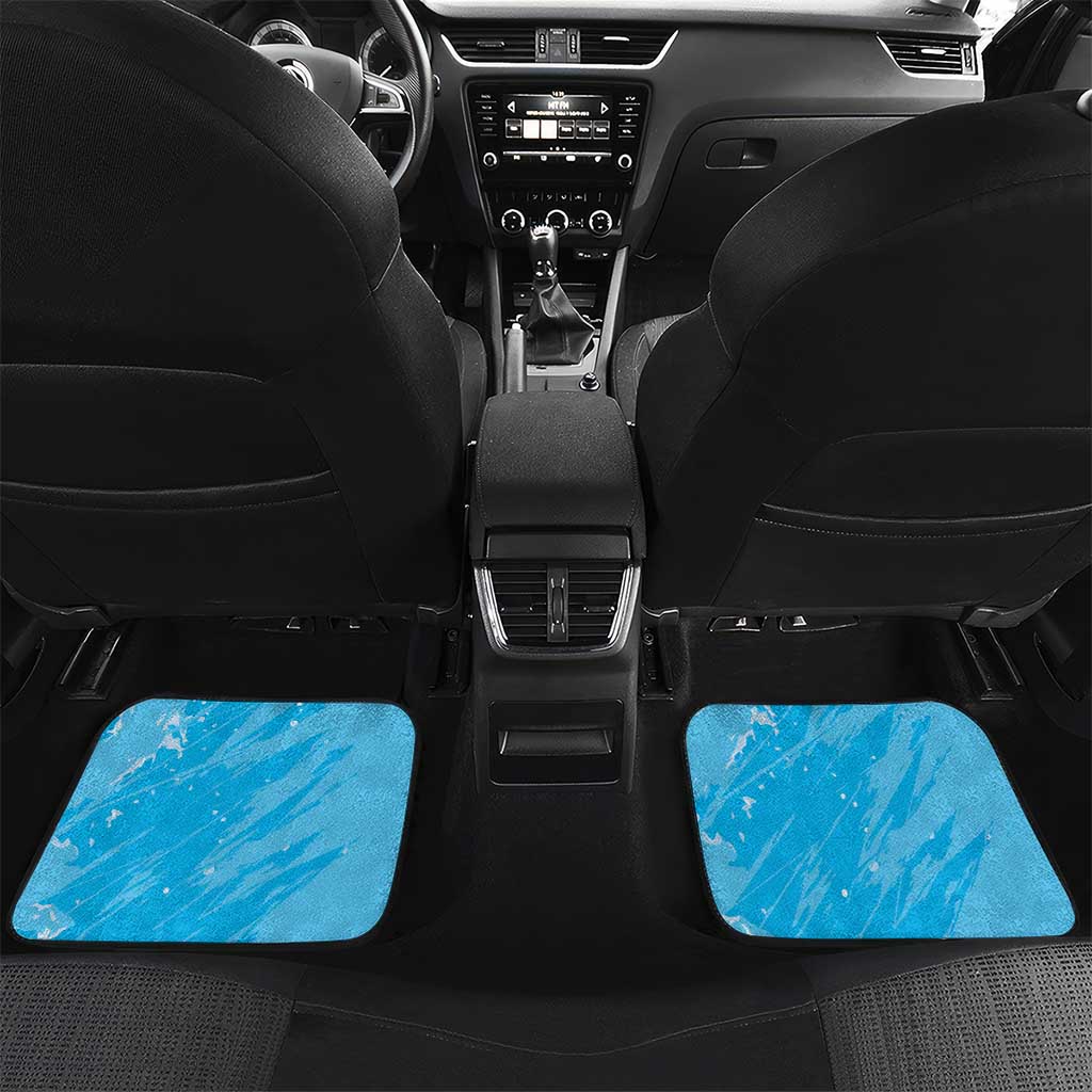 Custom Kuwait Cricket Car Mats Go Champions Grunge Style - Wonder Print Shop