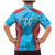 Custom Kuwait Cricket Family Matching Mermaid Dress and Hawaiian Shirt Go Champions Grunge Style - Wonder Print Shop