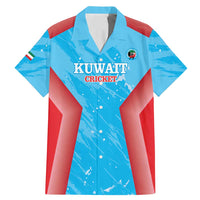 Custom Kuwait Cricket Family Matching Mermaid Dress and Hawaiian Shirt Go Champions Grunge Style - Wonder Print Shop