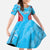 Custom Kuwait Cricket Family Matching Off The Shoulder Long Sleeve Dress and Hawaiian Shirt Go Champions Grunge Style - Wonder Print Shop