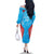 Custom Kuwait Cricket Family Matching Off The Shoulder Long Sleeve Dress and Hawaiian Shirt Go Champions Grunge Style - Wonder Print Shop