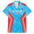 Custom Kuwait Cricket Family Matching Off Shoulder Maxi Dress and Hawaiian Shirt Go Champions Grunge Style - Wonder Print Shop