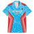 Custom Kuwait Cricket Family Matching Short Sleeve Bodycon Dress and Hawaiian Shirt Go Champions Grunge Style - Wonder Print Shop