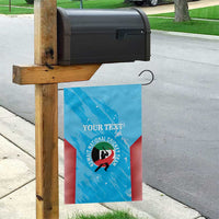 Custom Kuwait Cricket Garden Flag Go Champions Grunge Style - Wonder Print Shop