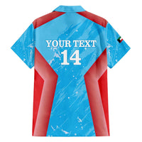 Custom Kuwait Cricket Hawaiian Shirt Go Champions Grunge Style - Wonder Print Shop