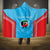 Custom Kuwait Cricket Hooded Blanket Go Champions Grunge Style