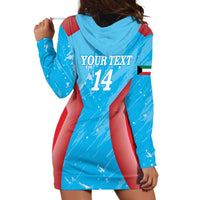 Custom Kuwait Cricket Hoodie Dress Go Champions Grunge Style - Wonder Print Shop