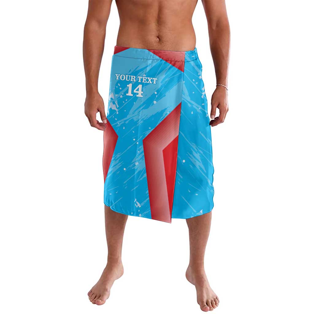 Custom Kuwait Cricket Lavalava Go Champions Grunge Style - Wonder Print Shop