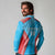 Custom Kuwait Cricket Long Sleeve Polo Shirt Go Champions Grunge Style - Wonder Print Shop