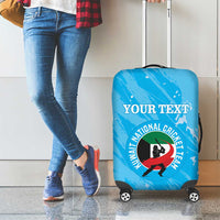 Custom Kuwait Cricket Luggage Cover Go Champions Grunge Style - Wonder Print Shop