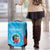 Custom Kuwait Cricket Luggage Cover Go Champions Grunge Style - Wonder Print Shop