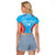 Custom Kuwait Cricket Raglan Cropped T Shirt Go Champions Grunge Style - Wonder Print Shop