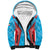 Custom Kuwait Cricket Sherpa Hoodie Go Champions Grunge Style - Wonder Print Shop