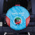 Custom Kuwait Cricket Spare Tire Cover Go Champions Grunge Style - Wonder Print Shop