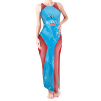 Custom Kuwait Cricket Tank Maxi Dress Go Champions Grunge Style - Wonder Print Shop