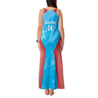 Custom Kuwait Cricket Tank Maxi Dress Go Champions Grunge Style - Wonder Print Shop