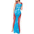 Custom Kuwait Cricket Tank Maxi Dress Go Champions Grunge Style - Wonder Print Shop
