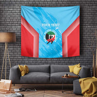 Custom Kuwait Cricket Tapestry Go Champions Grunge Style - Wonder Print Shop