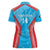 Custom Kuwait Cricket Women Polo Shirt Go Champions Grunge Style - Wonder Print Shop