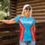 Custom Kuwait Cricket Women Polo Shirt Go Champions Grunge Style - Wonder Print Shop