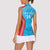 Custom Kuwait Cricket Women Sleeveless Polo Shirt Go Champions Grunge Style - Wonder Print Shop