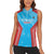 Custom Kuwait Cricket Women Sleeveless Polo Shirt Go Champions Grunge Style - Wonder Print Shop