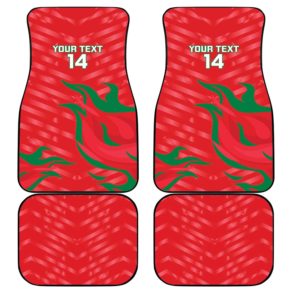 Custom Oman Cricket Car Mats Go Champions Strong Flame Style - Wonder Print Shop