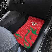 Custom Oman Cricket Car Mats Go Champions Strong Flame Style - Wonder Print Shop