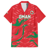 Custom Oman Cricket Family Matching Off Shoulder Short Dress and Hawaiian Shirt Go Champions Strong Flame Style - Wonder Print Shop
