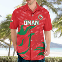Custom Oman Cricket Hawaiian Shirt Go Champions Strong Flame Style - Wonder Print Shop