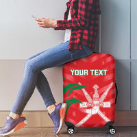 Custom Oman Cricket Luggage Cover Go Champions Strong Flame Style - Wonder Print Shop