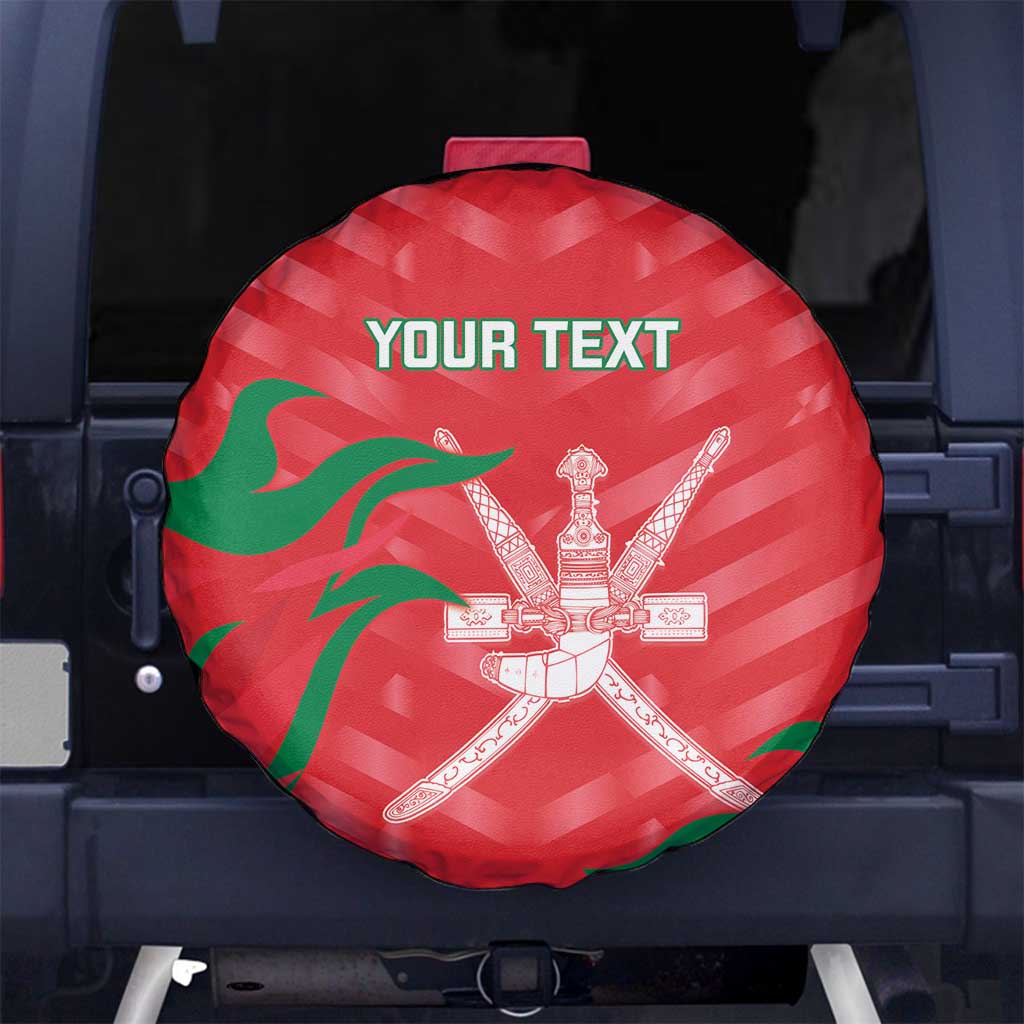 Custom Oman Cricket Spare Tire Cover Go Champions Strong Flame Style - Wonder Print Shop
