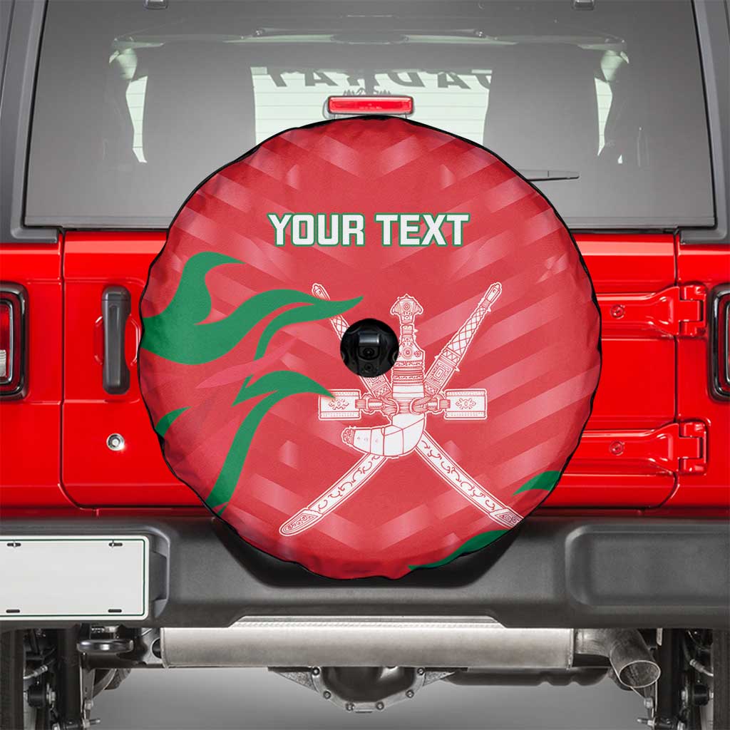 Custom Oman Cricket Spare Tire Cover Go Champions Strong Flame Style - Wonder Print Shop