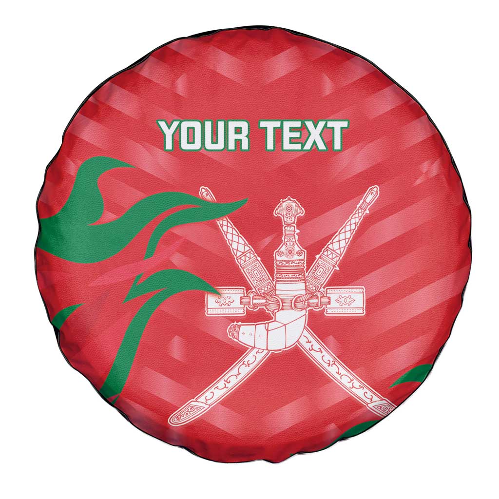 Custom Oman Cricket Spare Tire Cover Go Champions Strong Flame Style - Wonder Print Shop