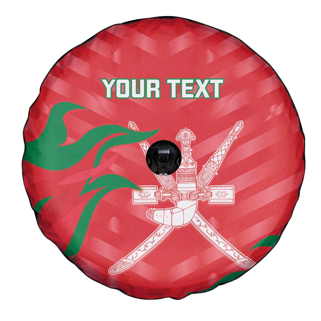 Custom Oman Cricket Spare Tire Cover Go Champions Strong Flame Style - Wonder Print Shop