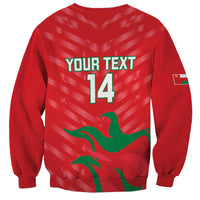 Custom Oman Cricket Sweatshirt Go Champions Strong Flame Style - Wonder Print Shop