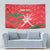 Custom Oman Cricket Tapestry Go Champions Strong Flame Style - Wonder Print Shop