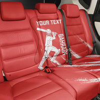 Custom Bahrain Cricket Back Car Seat Cover Go Champions Grunge Style - Wonder Print Shop