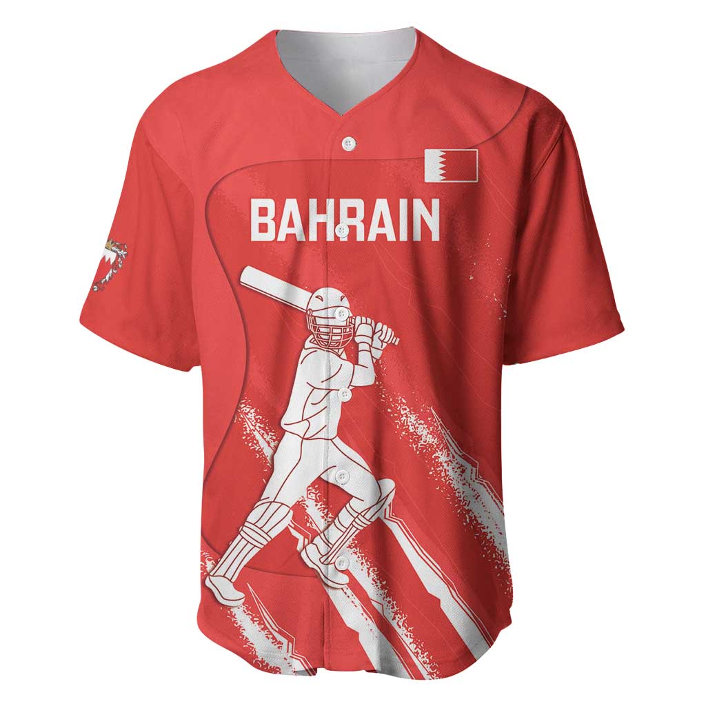 Custom Bahrain Cricket Baseball Jersey Go Champions Grunge Style - Wonder Print Shop