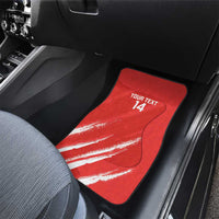 Custom Bahrain Cricket Car Mats Go Champions Grunge Style - Wonder Print Shop