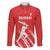 Custom Bahrain Cricket Family Matching Off The Shoulder Long Sleeve Dress and Hawaiian Shirt Go Champions Grunge Style - Wonder Print Shop