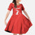 Custom Bahrain Cricket Family Matching Short Sleeve Bodycon Dress and Hawaiian Shirt Go Champions Grunge Style - Wonder Print Shop