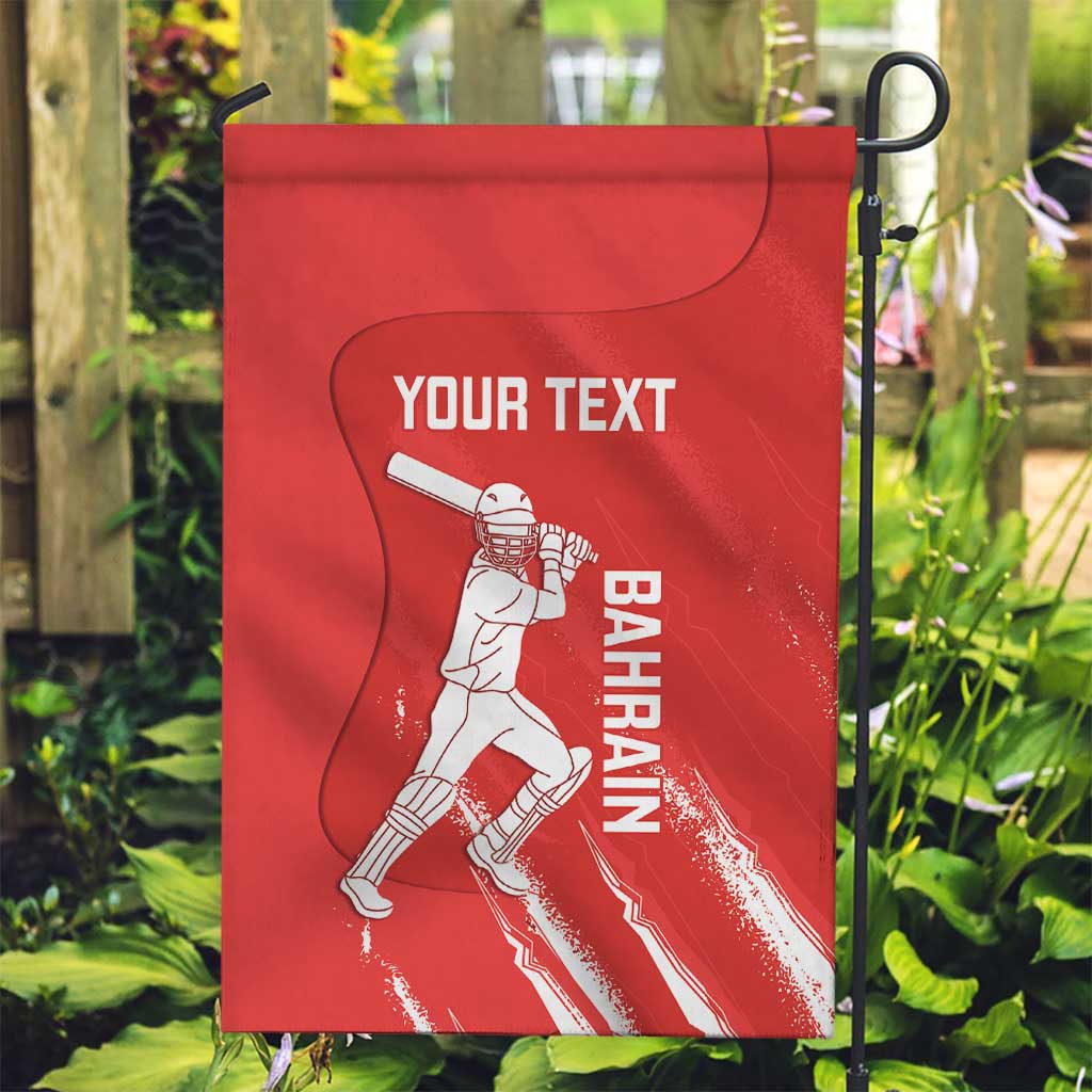 Custom Bahrain Cricket Garden Flag Go Champions Grunge Style - Wonder Print Shop