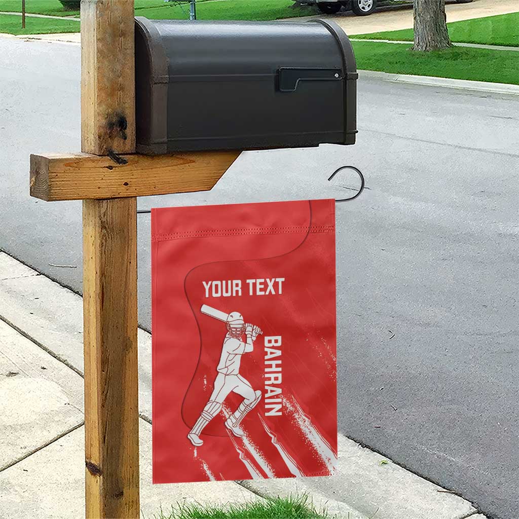 Custom Bahrain Cricket Garden Flag Go Champions Grunge Style - Wonder Print Shop