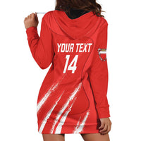 Custom Bahrain Cricket Hoodie Dress Go Champions Grunge Style - Wonder Print Shop