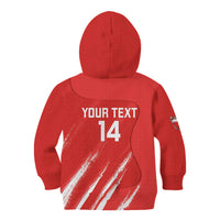 Custom Bahrain Cricket Kid Hoodie Go Champions Grunge Style - Wonder Print Shop