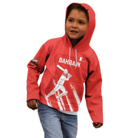 Custom Bahrain Cricket Kid Hoodie Go Champions Grunge Style - Wonder Print Shop