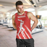 Custom Bahrain Cricket Men Tank Top Go Champions Grunge Style - Wonder Print Shop