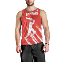 Custom Bahrain Cricket Men Tank Top Go Champions Grunge Style - Wonder Print Shop