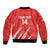 Custom Bahrain Cricket Sleeve Zip Bomber Jacket Go Champions Grunge Style - Wonder Print Shop